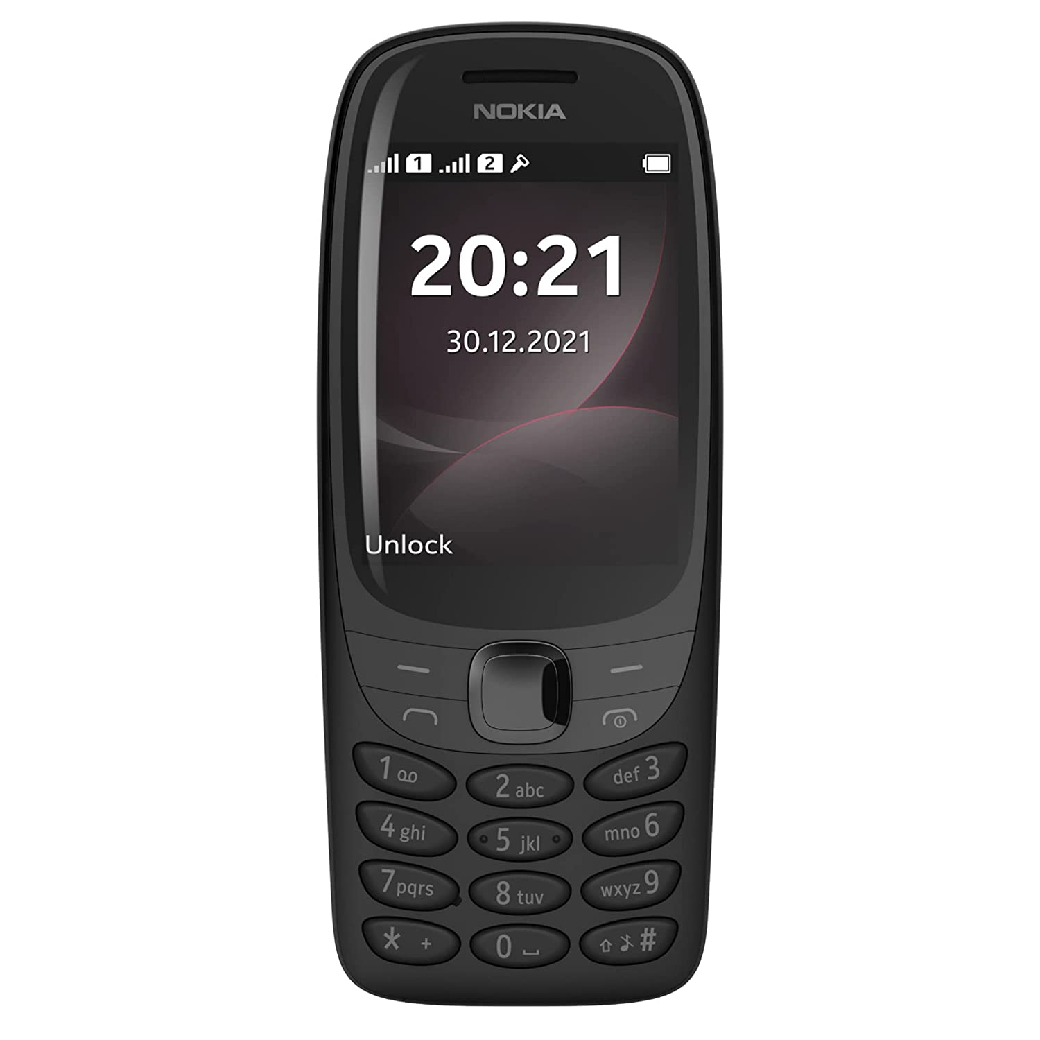 Nokia 6310 Dual SIM Feature Phone with a 2.8” Screen, Wireless FM Radio and Rear Camera | Black