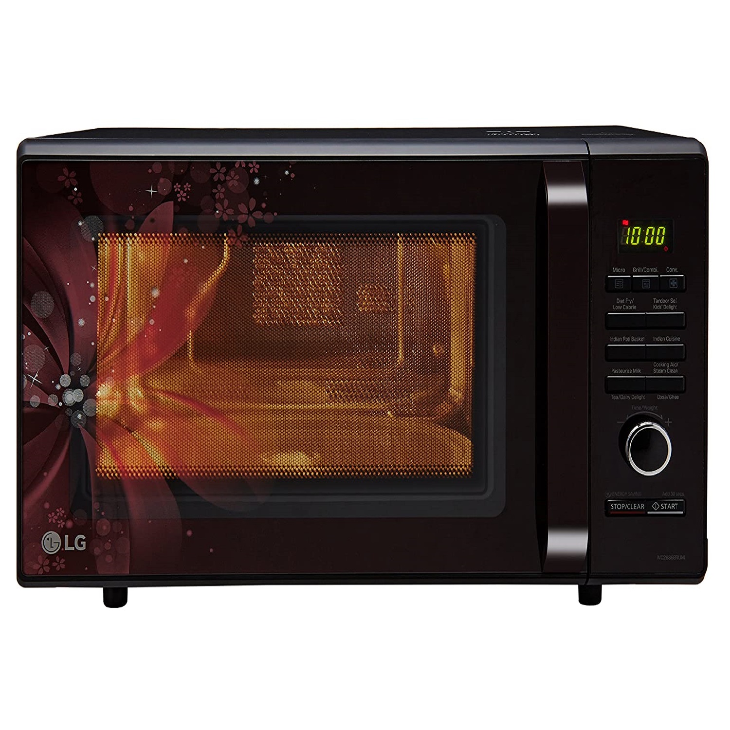LG 28 L Convection Microwave Oven (MC2886BRUM, Black, With Starter Kit)