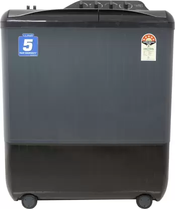 Lloyd  9 kg Semi Automatic Top Load Washing Machine Silver  (GLWMS90HSGEX)